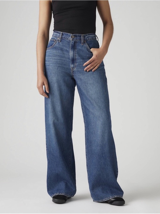 Levi's Denim - Levis Cinch Baggy Wide Leg High Rise Womens Size 28 Jeans New without Tag